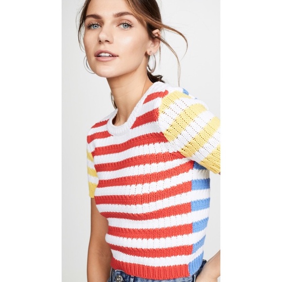 Alice + Olivia Tops - Alice + Olivia 💫 Ciara Crop Cable Sweater